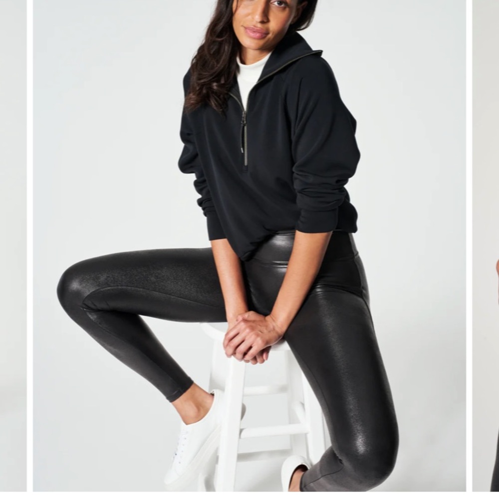 SPANX Faux Leather Leggings